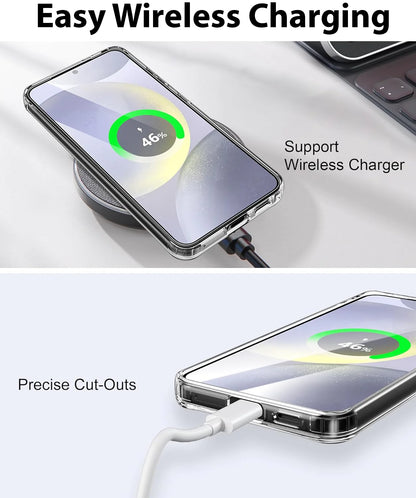 For Samsung Galaxy S24 Ultra Plus Shockproof Case & Screen Protector & Camera US by Anti Spier