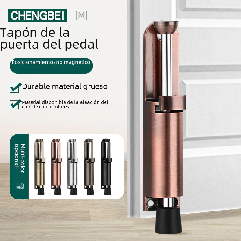 Invisible Foot-operated Door Stopper and Holder by Anti Spier