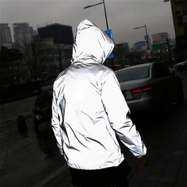 FashionFad Reflective Windbreaker by Anti Spier