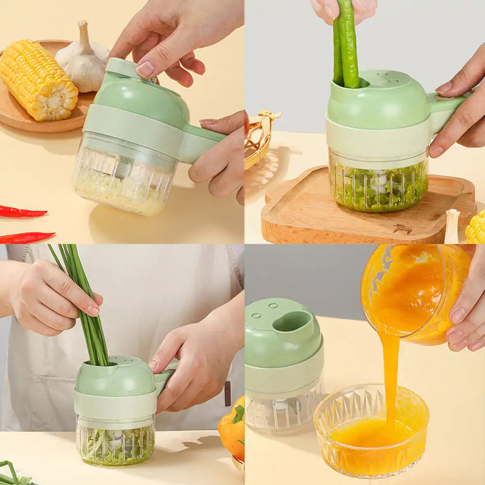 Multifunctional Electric Vegetable Cutter by Anti Spier