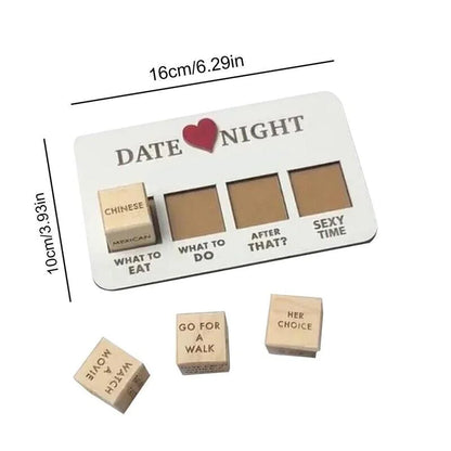 Date Night Dice After Dark Edition Date Night Wooden Dice Game For Couples Fun by Anti Spier
