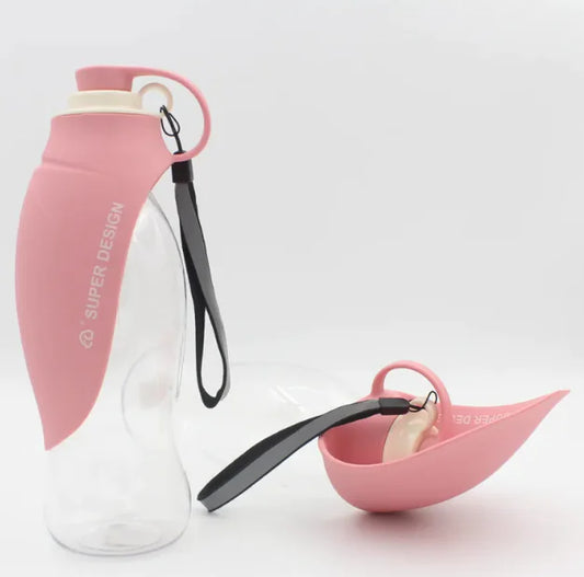 Pet Flip Cup Portable Water Bottle by Anti Spier