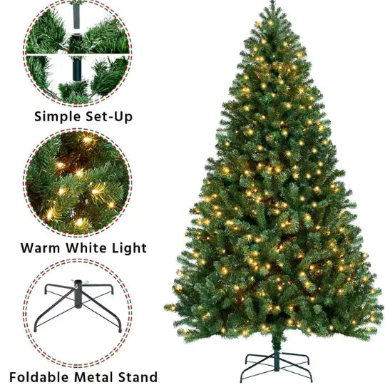 Christmas Tree with Warm Lights by Anti Spier