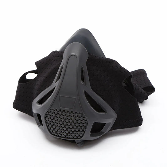 Black Exercise Resistance Mask Anaerobic Adjustable by Anti Spier