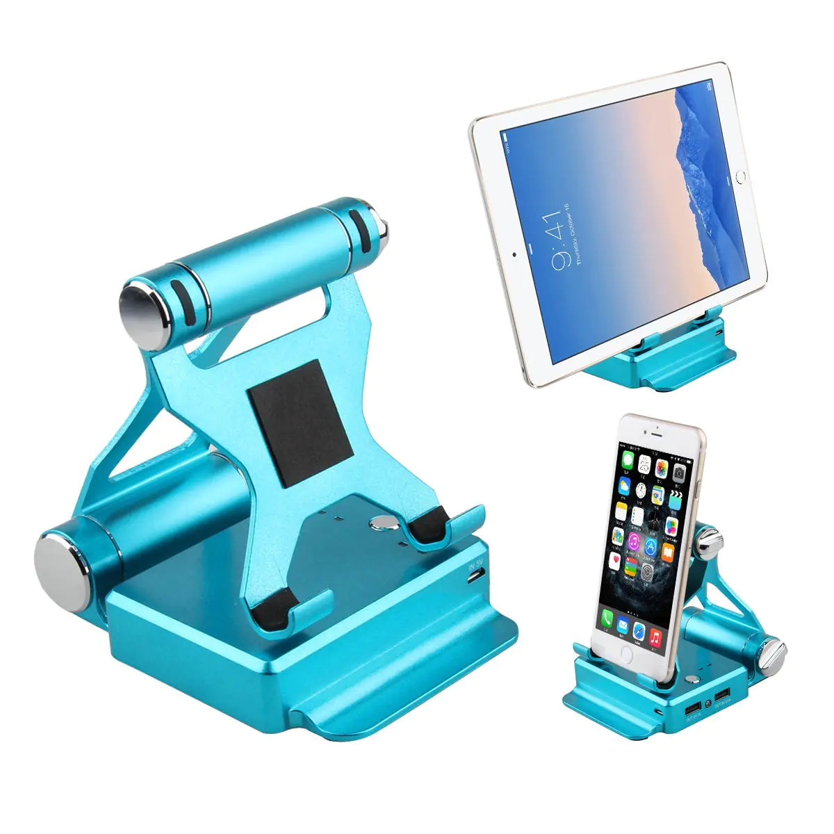 Podium Style Stand With Extended Battery Up To 200% For iPad, iPhone And Other Smart Gadgets by Anti Spier