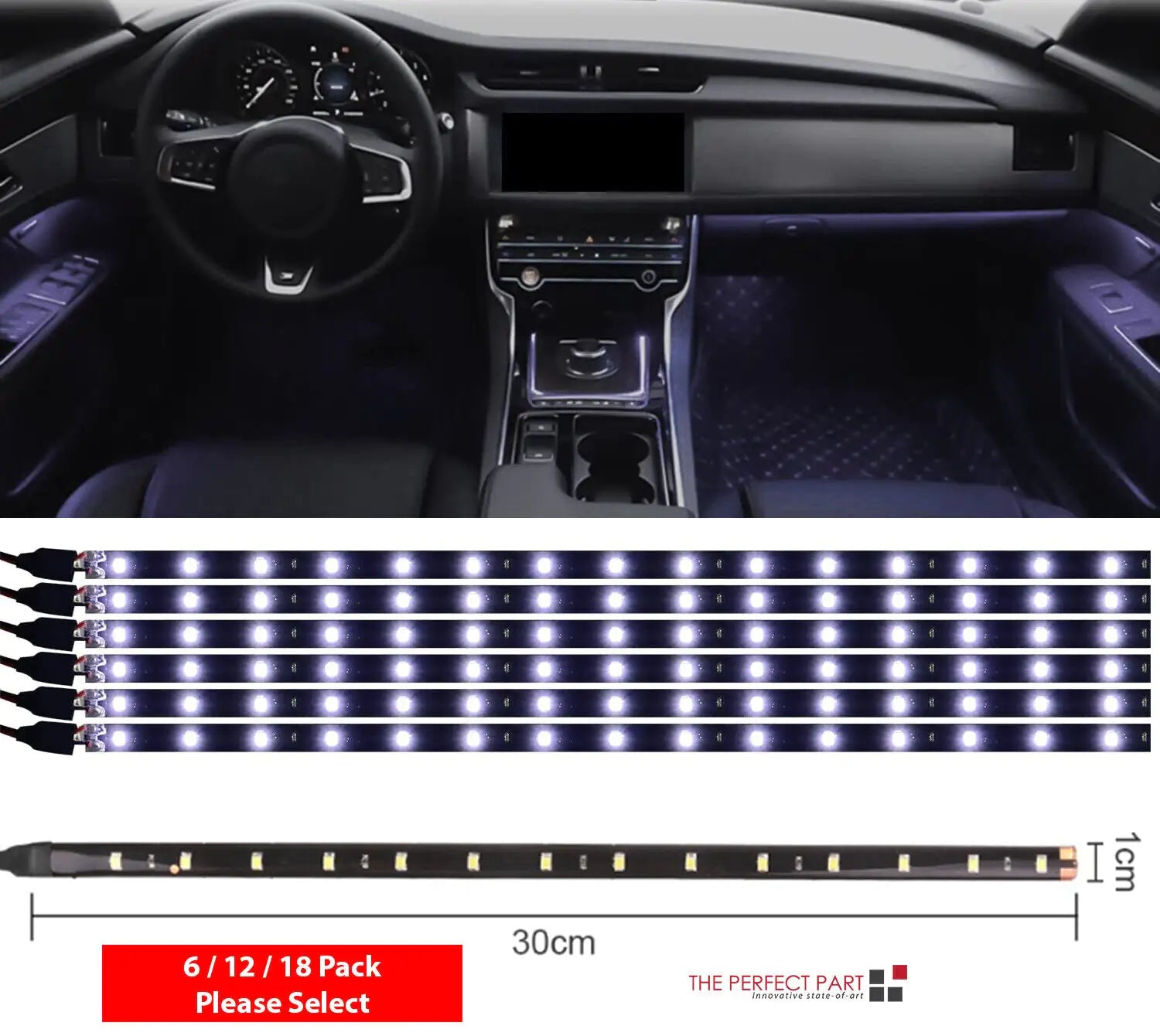 Lot Waterproof 12''/15 DC 12V Motor LED Strip Underbody Light For Car Motorcycle by Anti Spier