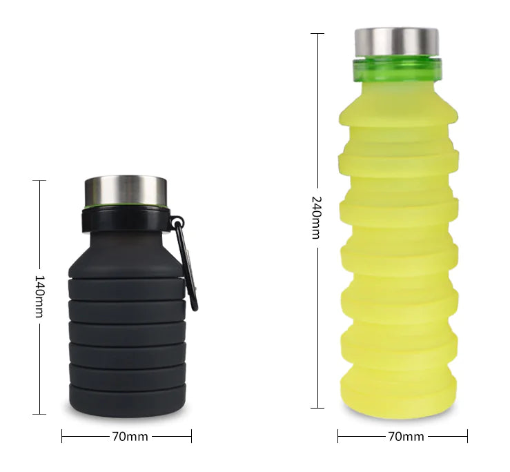 Collapsible Silicone Water Bottle by Anti Spier