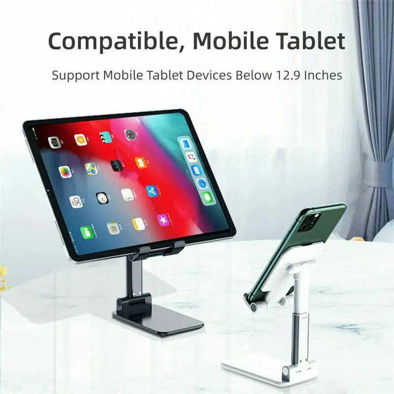 Adjustable Cell Phone Tablet Stand Desktop Holder Mount Mobile Phone iPad iPhone by Anti Spier