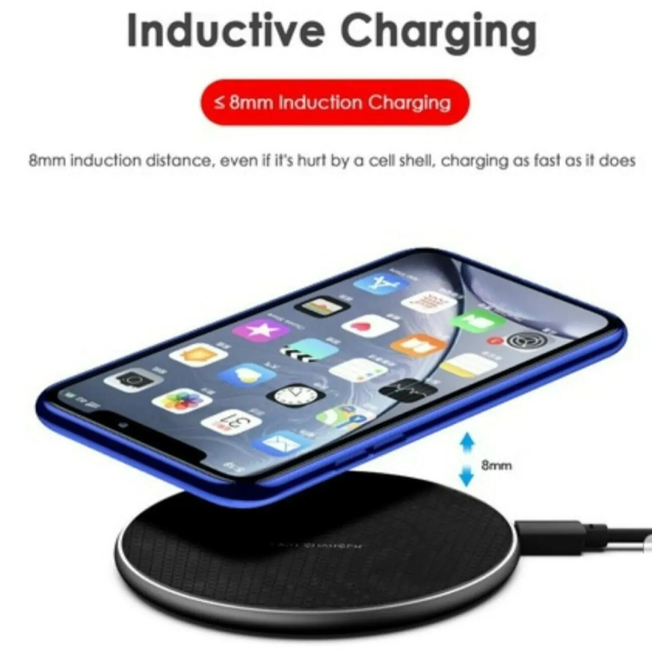 20W Wireless Charger Fast Charge Pad For Samsung iPhone XS Max X XR 12 13 Pro by Anti Spier