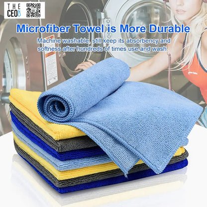 THE CEO Multipurpose Microfiber Cleaning Cloth - 8 Pack by Anti Spier