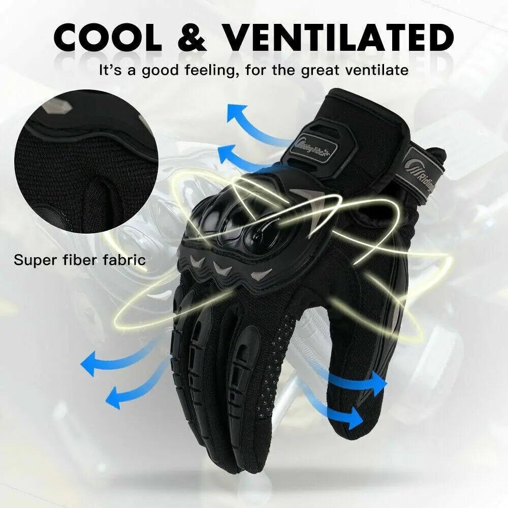Racing Motorcycle Motorbike Motocross Riding Dirt Bike Full Finger Sports Gloves by Anti Spier