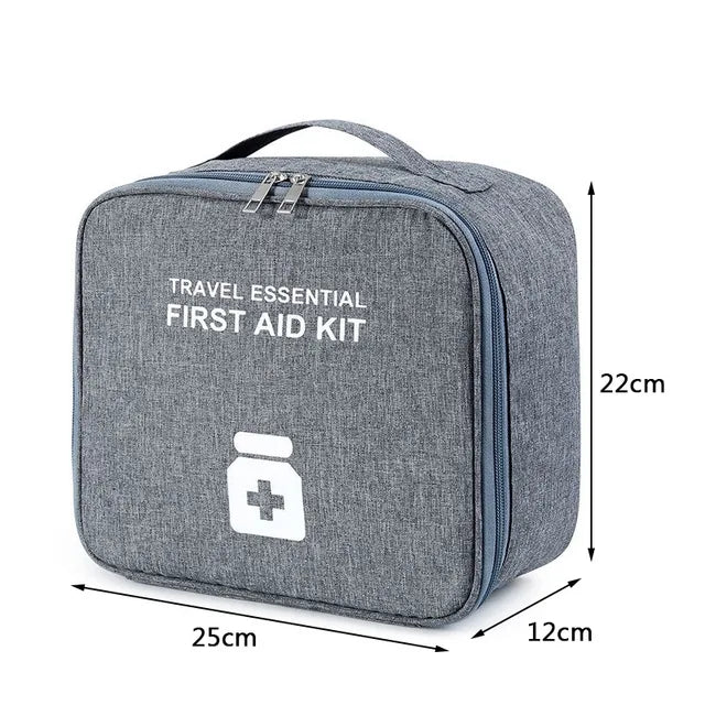 Large Capacity First Aid Kit Home Medicine Storage by Anti Spier