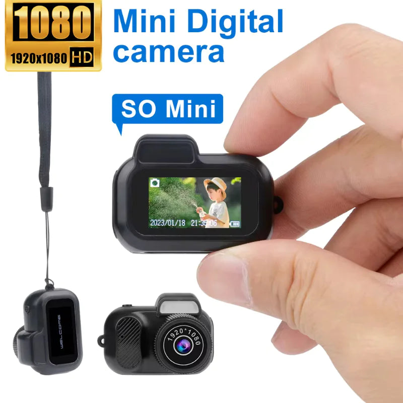 Compact 1080p HD Retro Mini Camera - Perfect Pocket-Sized Gift for Any Occasion! by Anti Spier