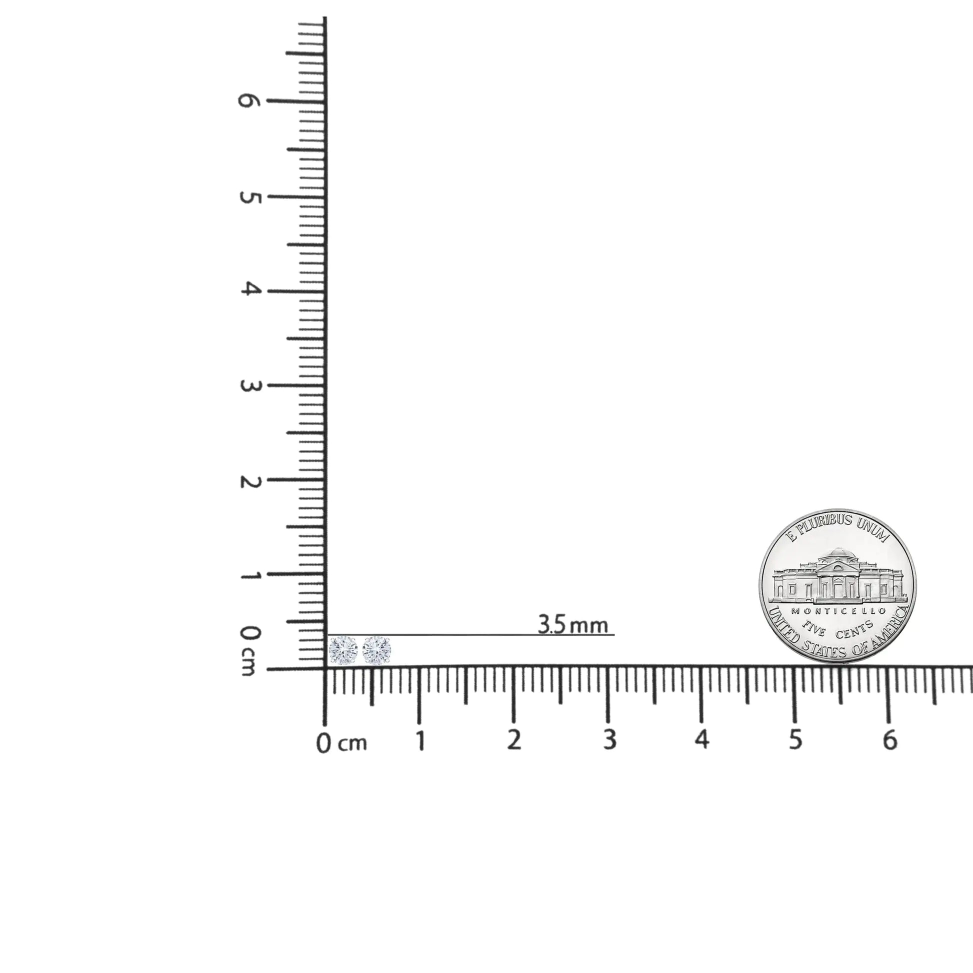 14K White Gold 1/2 Cttw 4-Prong Set Brilliant Round-Cut Solitaire Lab Grown Diamond Push Back Stud Earrings (F-G Color, VS2-SI1 Clarity) by Anti Spier
