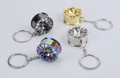 Wheel Rim Hub Tuning Keychain by Anti Spier