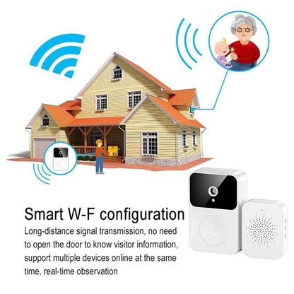 Wireless Security WiFi Smart Doorbell Intercom Video Camera Bell Chime Door Ring by Anti Spier