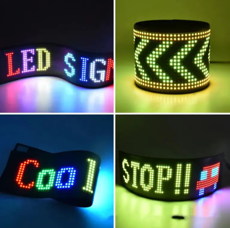 Programmable Car LED Sign LED Full-color Advertising Screen Ultra-thin Display Screen Custom Text Pattern Animation Display Car by Anti Spier