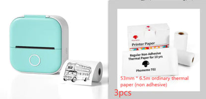 Portable Mini Thermal Label Printer Home Photo Printer Student Wrong Question Printer Bluetooth Mini Label Printer Price Tag by Anti Spier