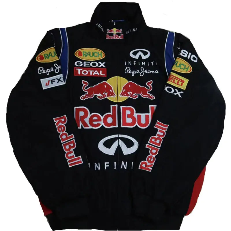 F1 Motorcycle Racing Jacket with Vintage Embroidery by Anti Spier