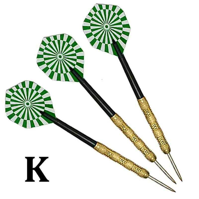 5 Sets (15Pcs) Steel Tip Professional Darts Set Darts Slim Barrel Dart Flights by Anti Spier