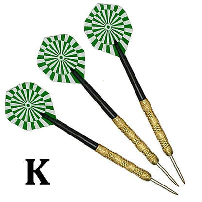 5 Sets (15Pcs) Steel Tip Professional Darts Set Darts Slim Barrel Dart Flights by Anti Spier