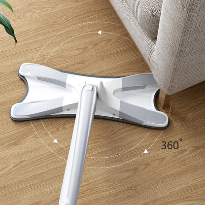 X-Type Floor Mop With 3 Pieces Reusable Microfiber by Anti Spier