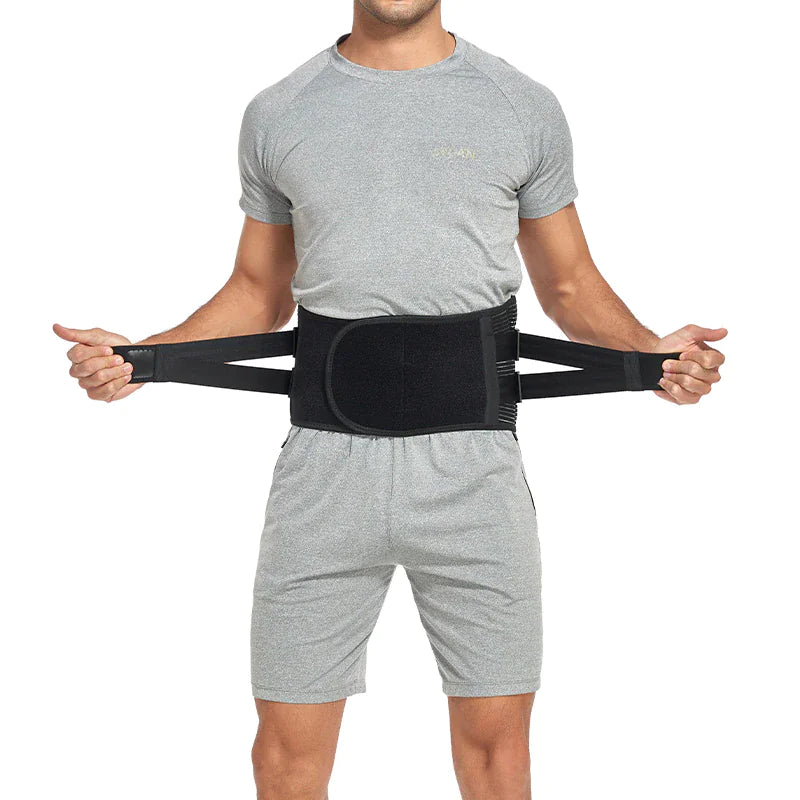Adjustable Lower Back Brace Lumbar Support Waist Belt For Men Women Pain Relief by Anti Spier