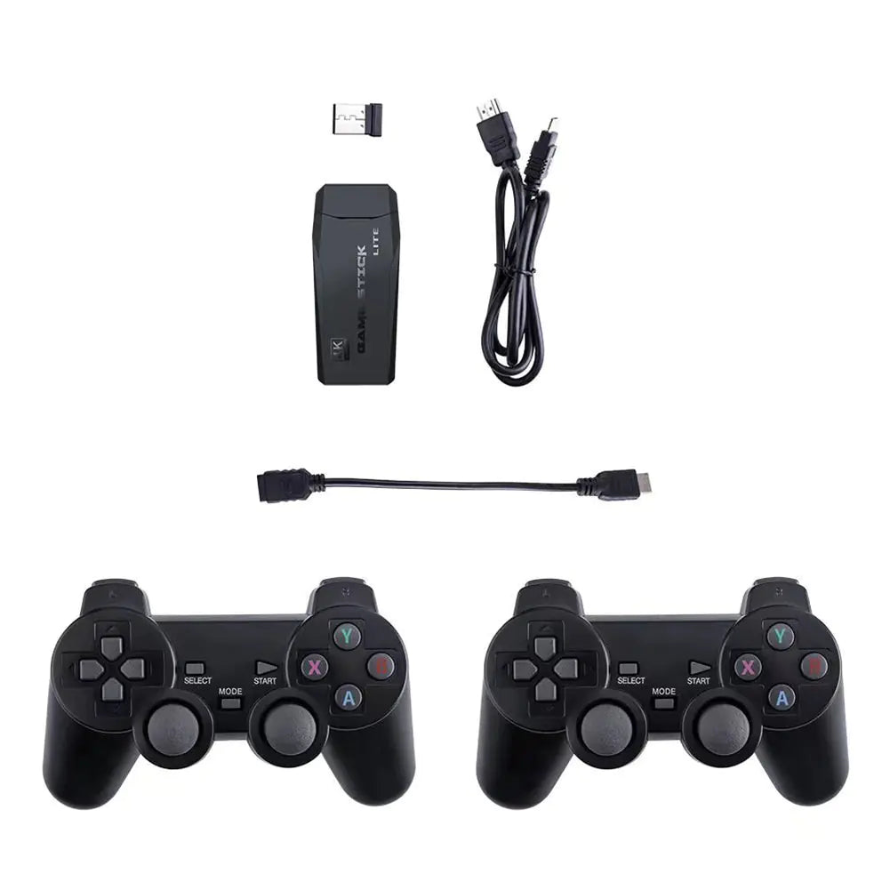 Ewwke M8 Video Game Console 2.4G Double Wireless Controller Game Stick 4K 10000 Games 64GB Retro Games by Anti Spier