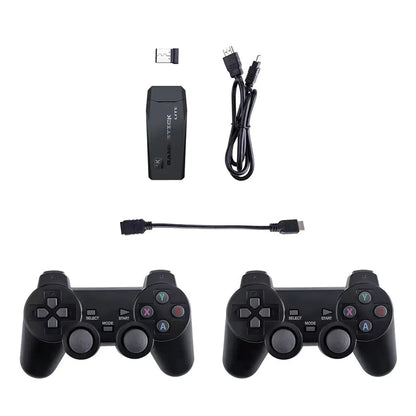 Ewwke M8 Video Game Console 2.4G Double Wireless Controller Game Stick 4K 10000 Games 64GB Retro Games by Anti Spier