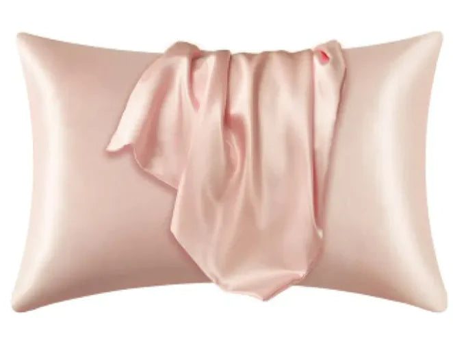 Silk-like Solid Color Pillowcase by Anti Spier