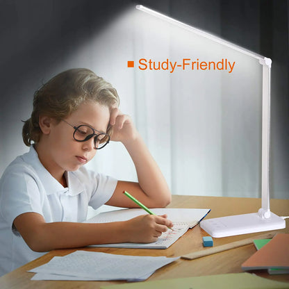 5 Lighting Mode LED Desk Lamp + Wireless Phone Charger by Anti Spier