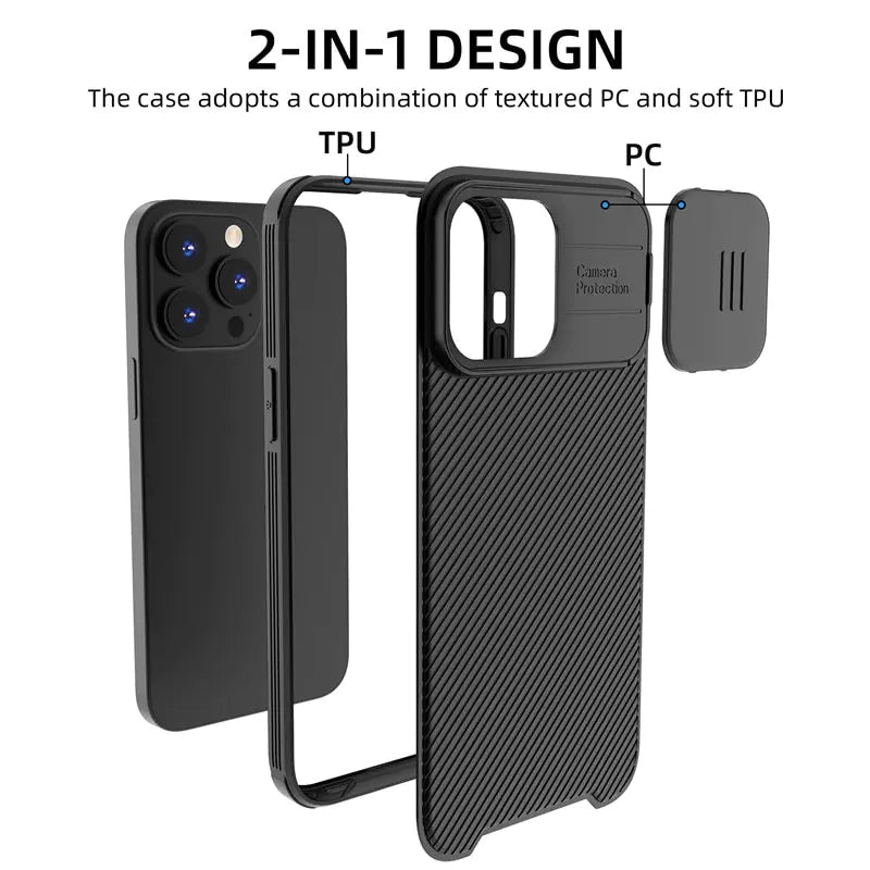 Slide Camera Lens Magsafe Charging Case by Anti Spier