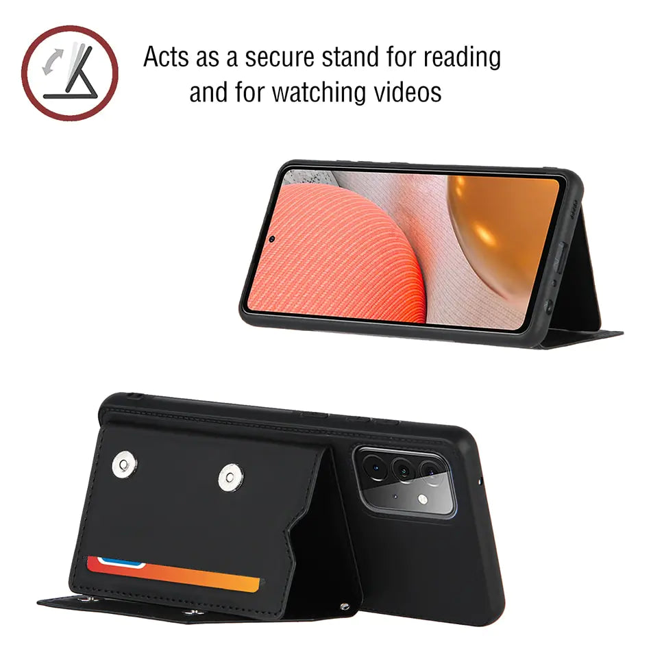 PU Leather Wallet Case For Samsung by Anti Spier