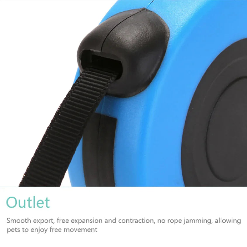 16.5FT Automatic Retractable Dog Leash Pet Collar Automatic Walking Lead Free US by Anti Spier