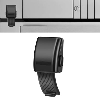 Updated Oven Lock Childproof Anglecai Mini Oven Door Lock Drill-Free Child Safety Oven Front Lock Baby Proofing (Black 1 Pack) by Anti Spier
