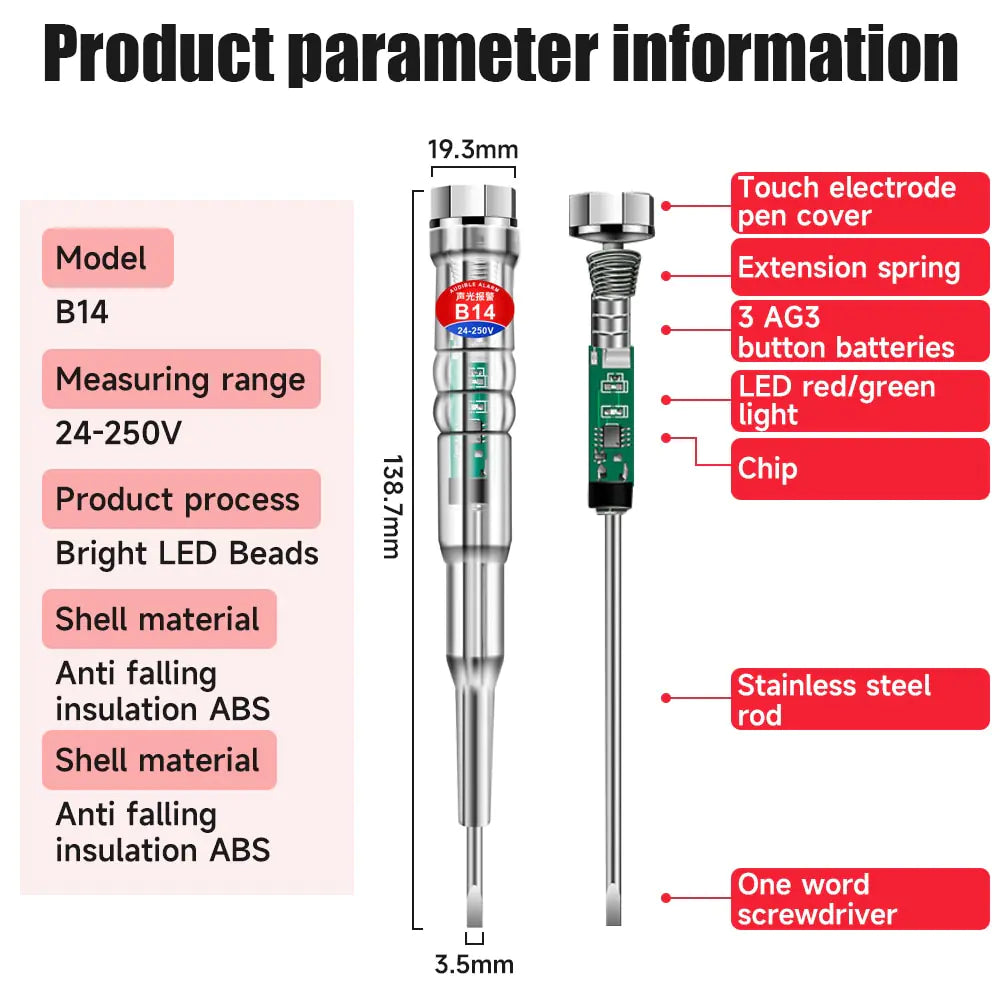 Smart Voltage Detector Set by Anti Spier