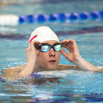 Clear Comfortable Swimming Goggles UV- Anti-Fog Swim Glasses Mirror Adult & Kids by Anti Spier