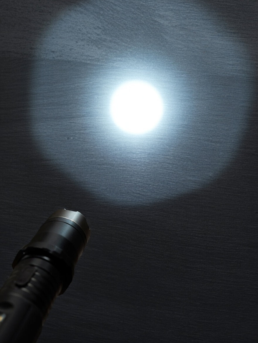 Black Flashlight Stun Shock Rechargeable Super Bright LED with Holster by Anti Spier