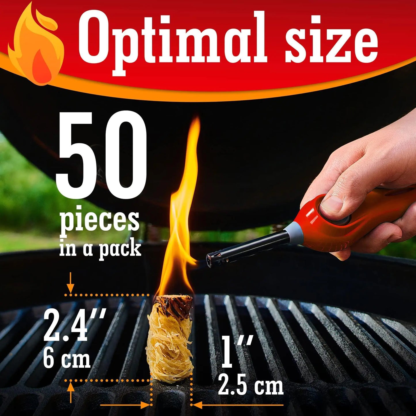 Fire Starters for Indoor Fireplace Campfires Wood Stove Grill Charcoal Chimney by Anti Spier