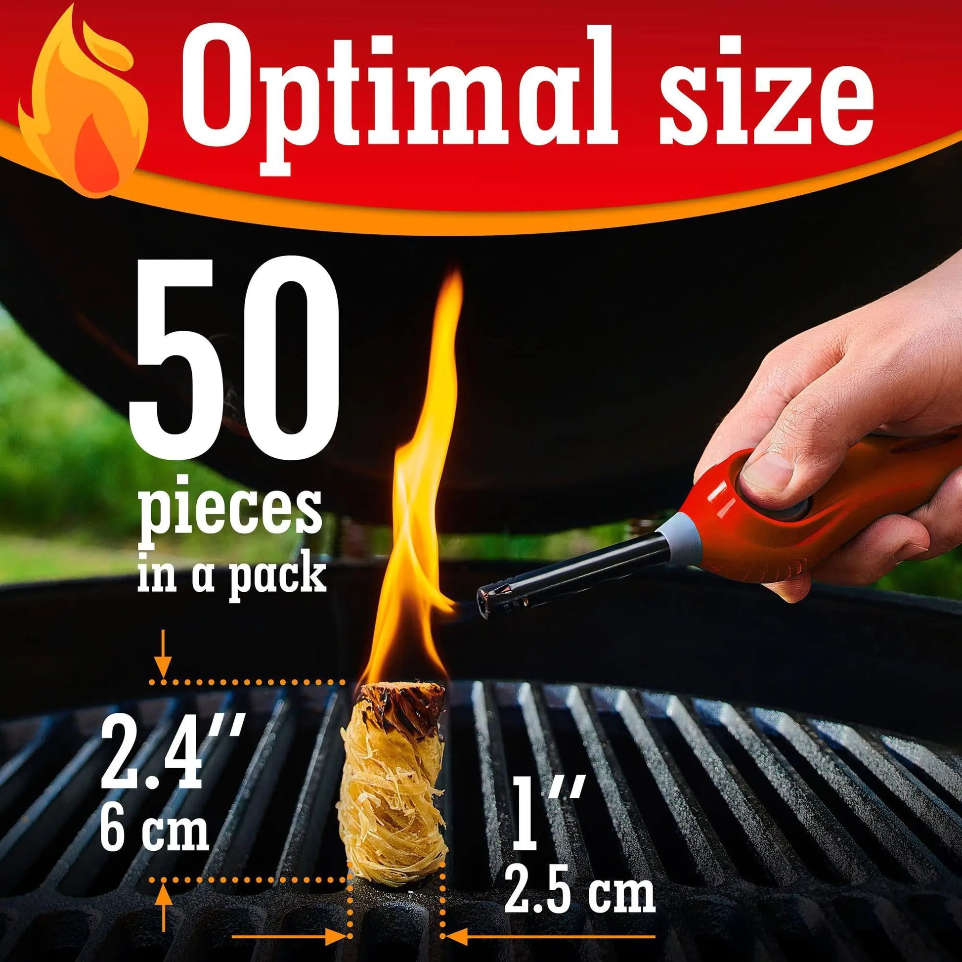 Fire Starters for Indoor Fireplace Campfires Wood Stove Grill Charcoal Chimney by Anti Spier