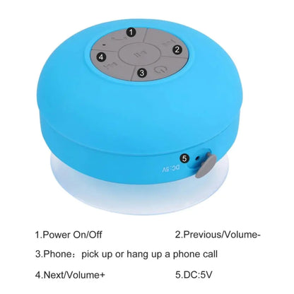 Hands-free Calling Small Waterproof Bluetooth Speaker by Anti Spier