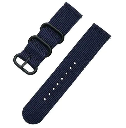 18mm 20mm 22mm Durable Military Woven Nylon Wrist Watch Band Quick Release Strap by Anti Spier