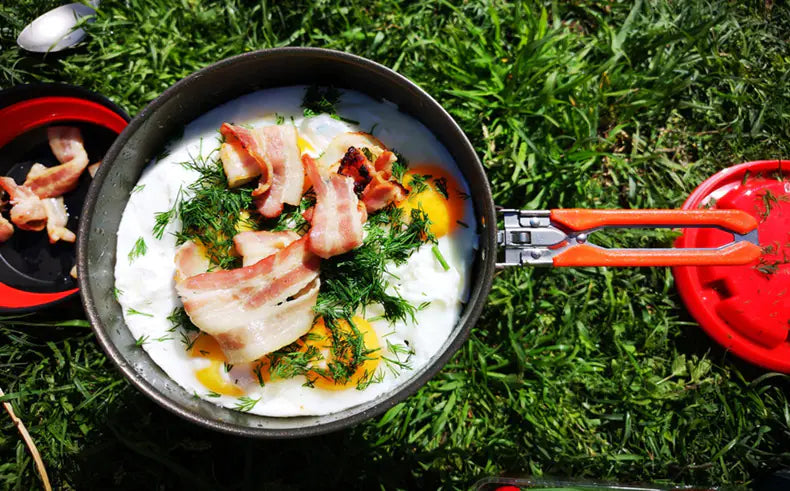 Teflon Coated Non-Stick Frying Pan for Outdoor Cooking by Anti Spier