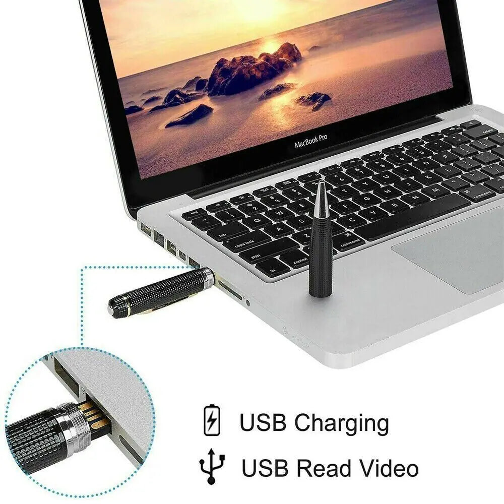 Hidden Cam Pocket Pen Camera 1080P HD Mini Body Video Recorder DVR Security USB by Anti Spier