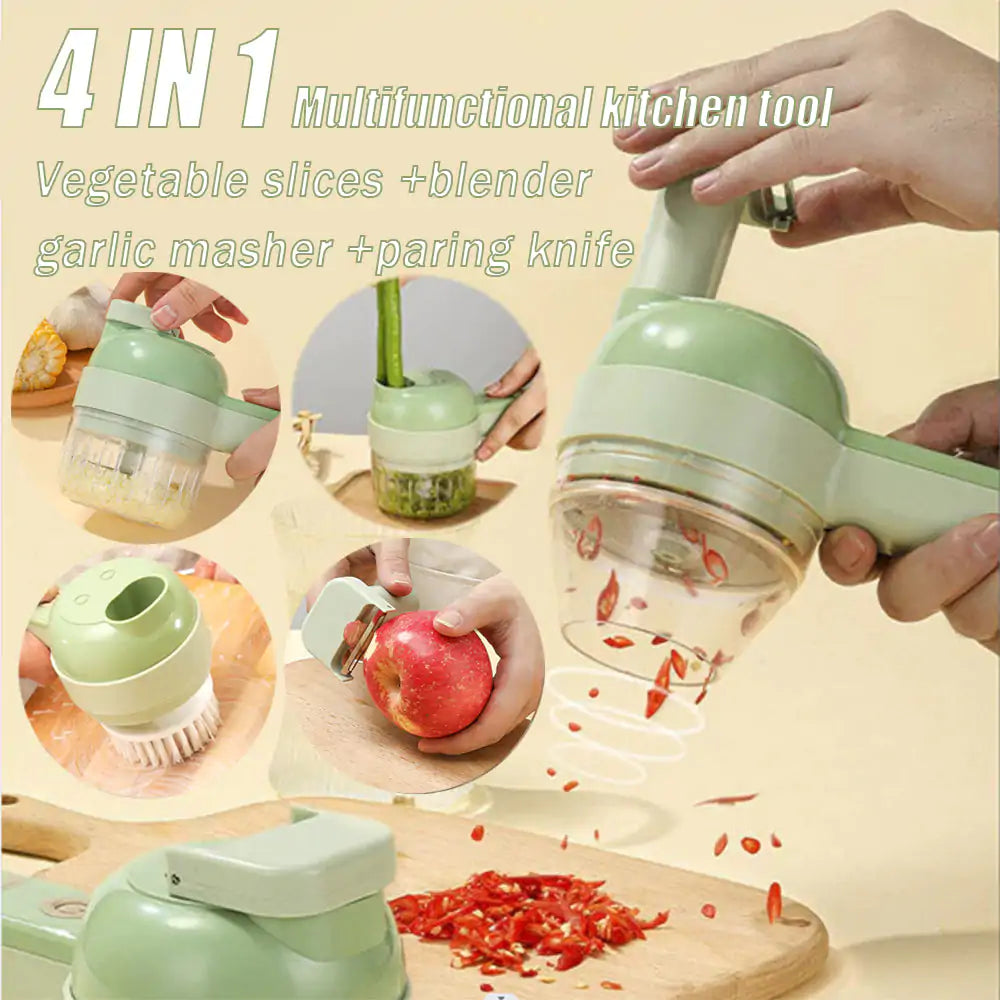 Multifunctional Electric Vegetable Cutter by Anti Spier