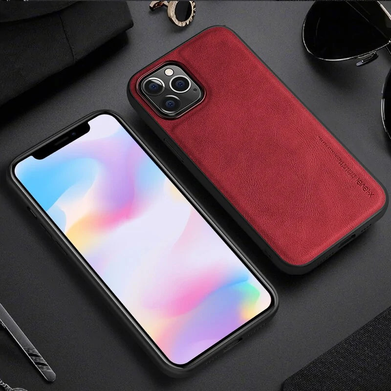 Leather iPhone Case by Anti Spier