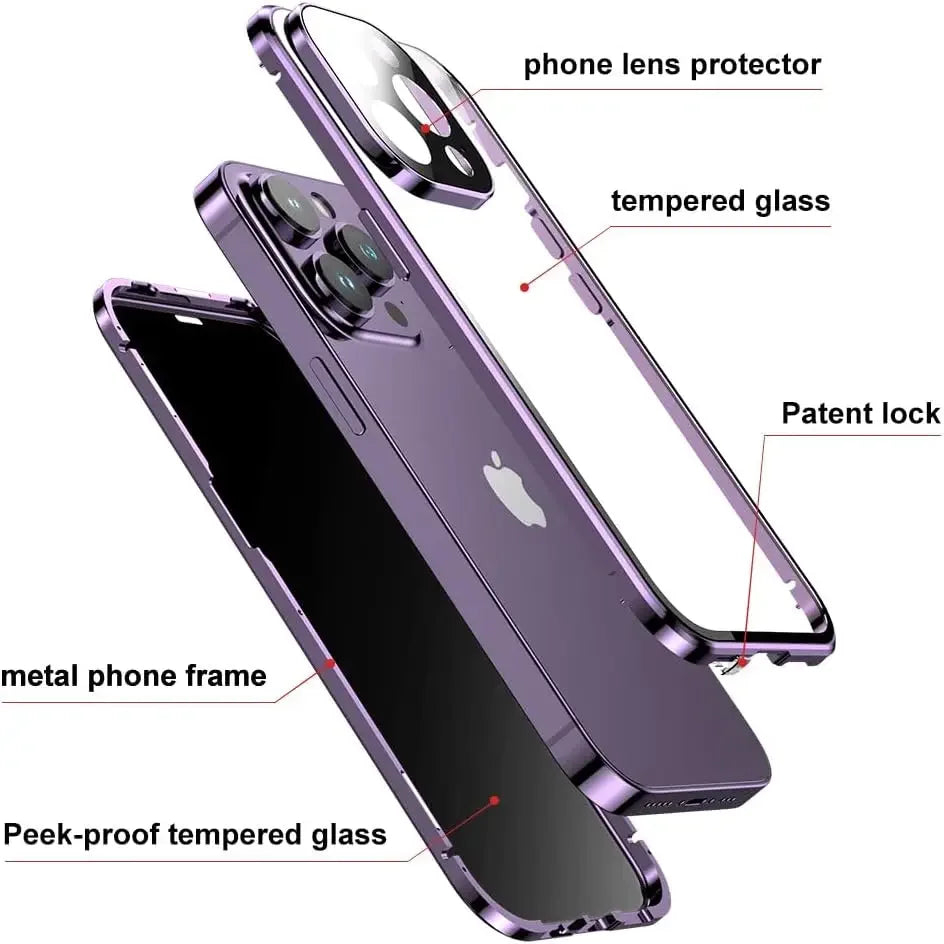 Double Glass Anti-Peep Case iphone by Anti Spier