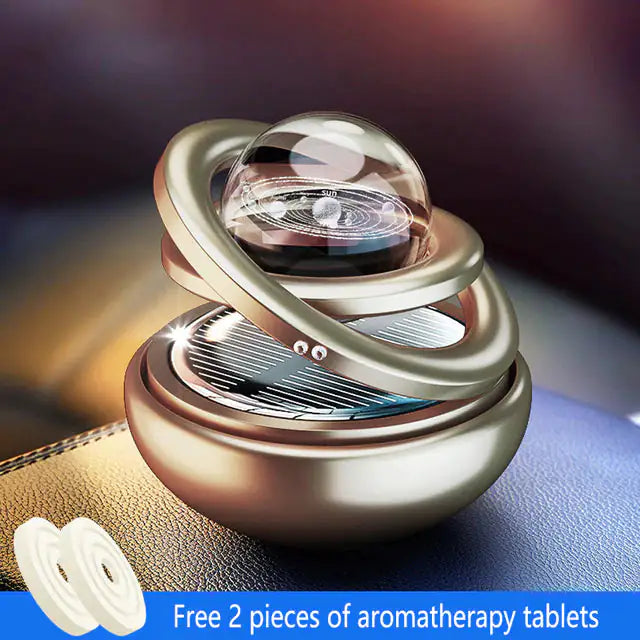 Solar Auto Rotating Ball Air Freshener by Anti Spier