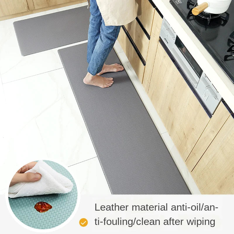 PU Leather Kitchen Floor Mats by Anti Spier