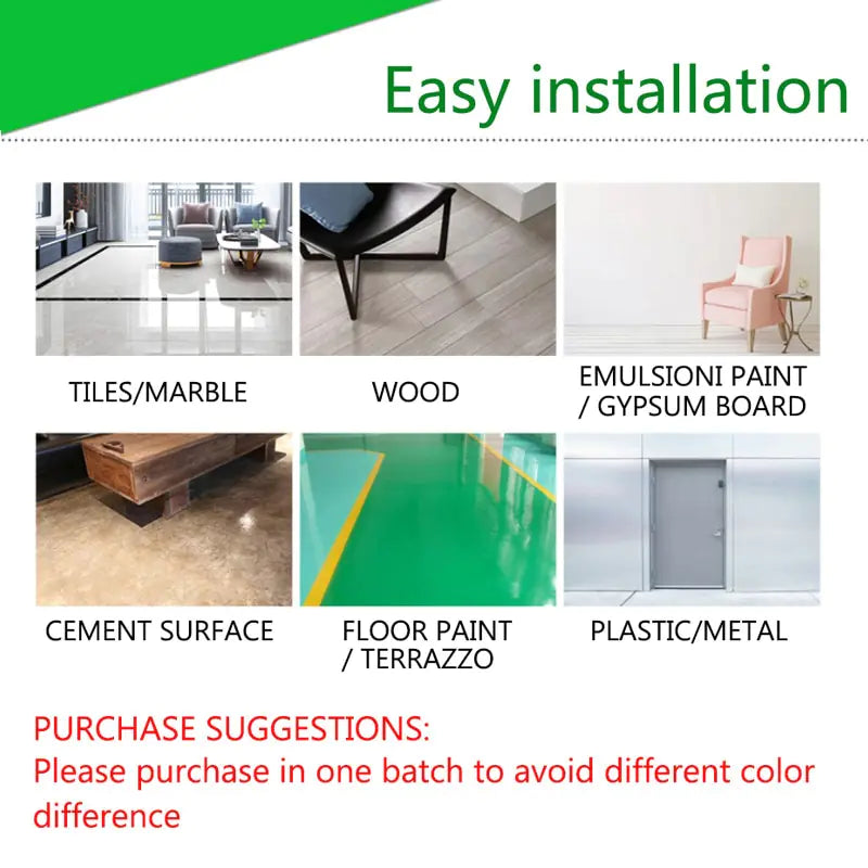 Thick Self-Adhesive Marble Floor Stickers by Anti Spier